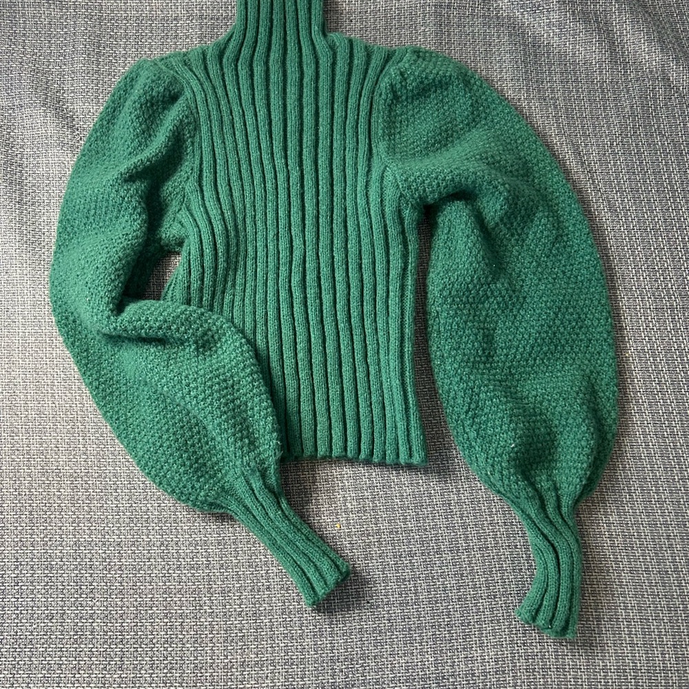 Ribbed Turtleneck Sweater